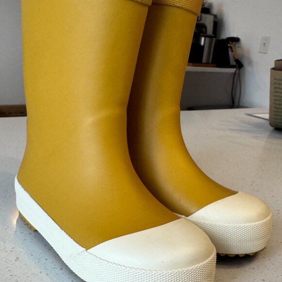 Pehr Explorer Rain boot Size 10T (discontinued) Mustard Yellow - Picture 6 of 7